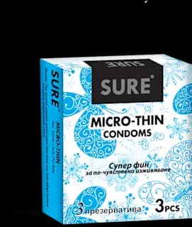 Презервативи Micro Thin, 3 бр