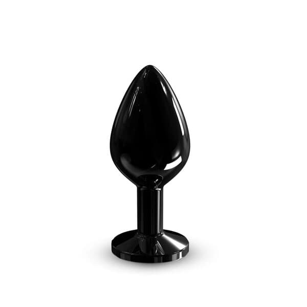Butt plug with black stone M
