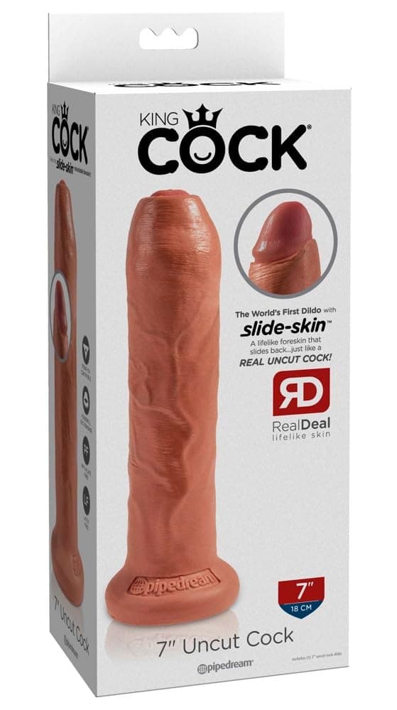 Дилдо King Cock, необрязано, 18 см