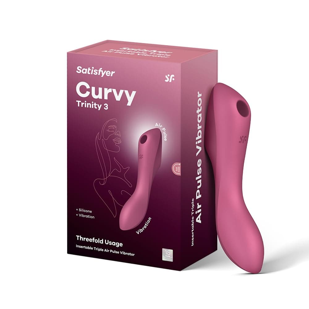 Вибратор със стимулатор Curvy Trinity 3
